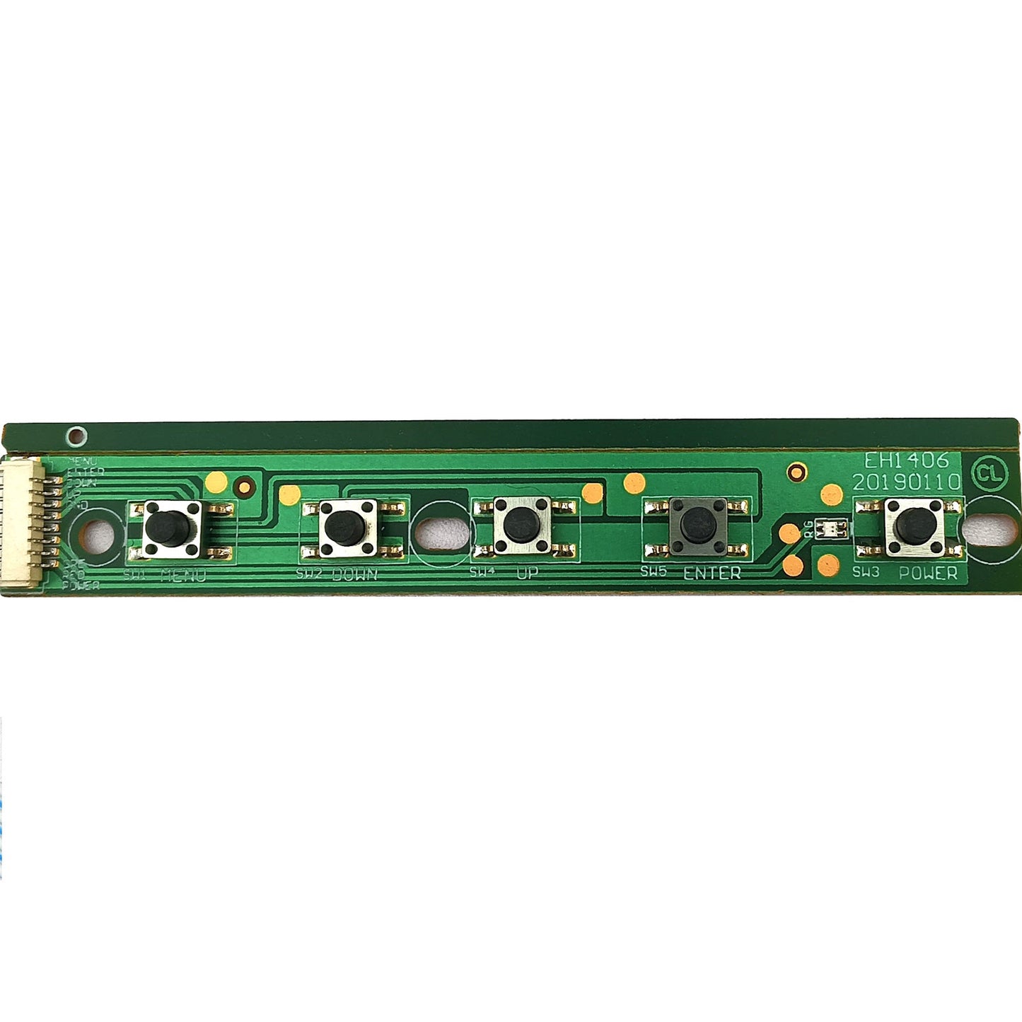 Menu Control Board 5 Button Panel PH2.0 10pin - QAREQU