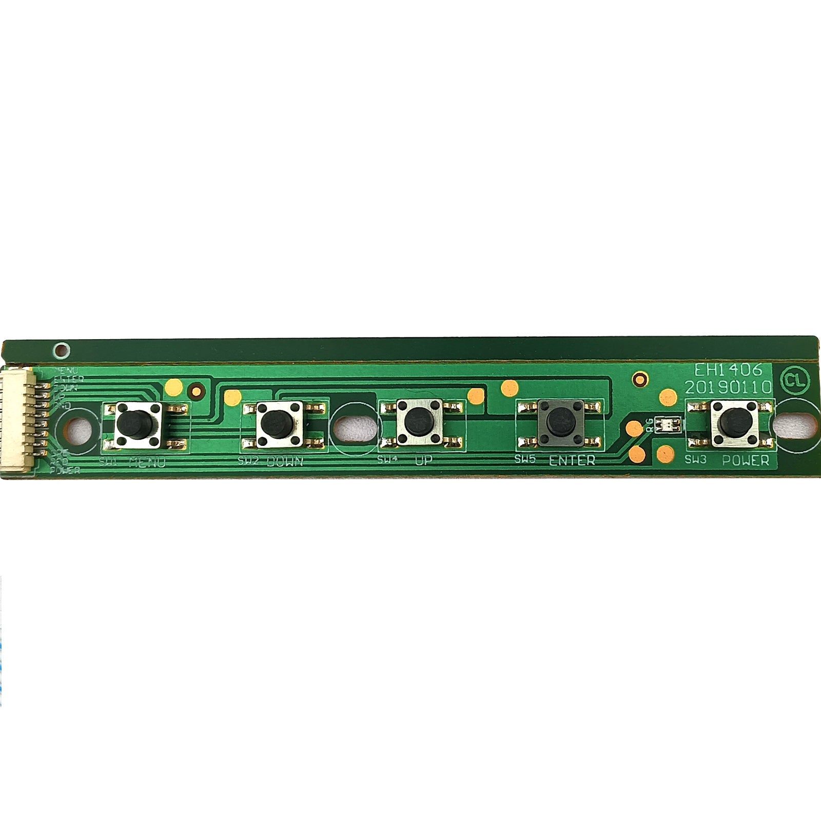 Menu Control Board 5 Button Panel PH2.0 10pin - QAREQU