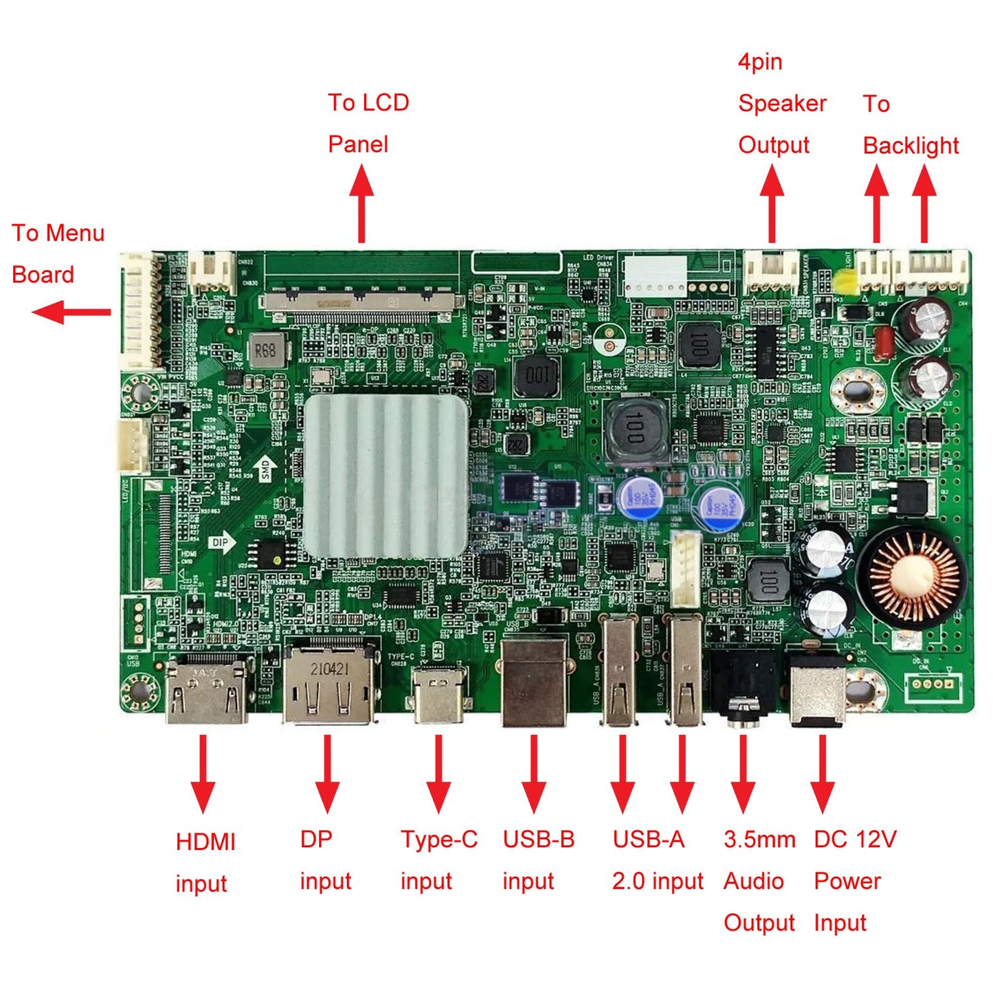 LCD Controller for LM270QQ2 5K Display Panel - QAREQU