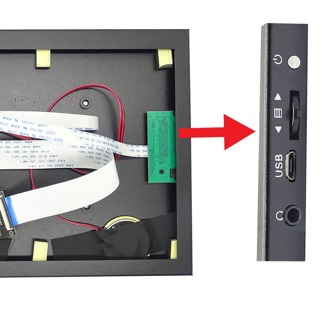 LCD Controller Board (Type C) with Case for iPad 3/ iPad 4 - QAREQU