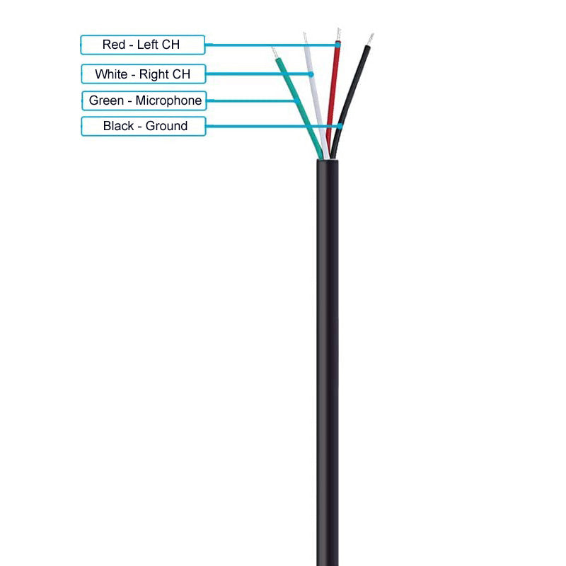 PH2.0 4pin to 3.5mm Stereo Audio Port Cable