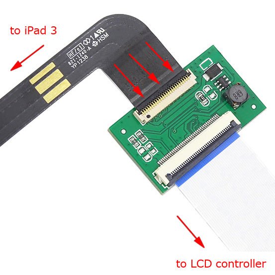 LCD Controller for iPad 3/ iPad 4 - QAREQU