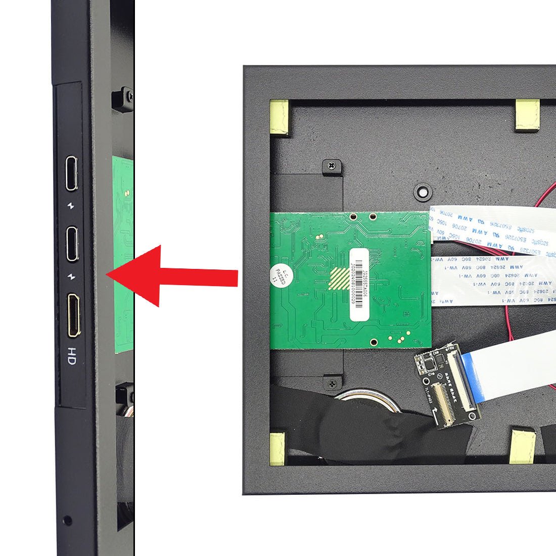 LCD Controller Board (Type C) with Case for iPad 3/ iPad 4 - QAREQU