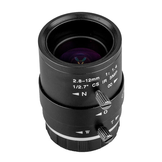 2.8 to 12mm F1.4 Lens, CS Mount - QAREQU