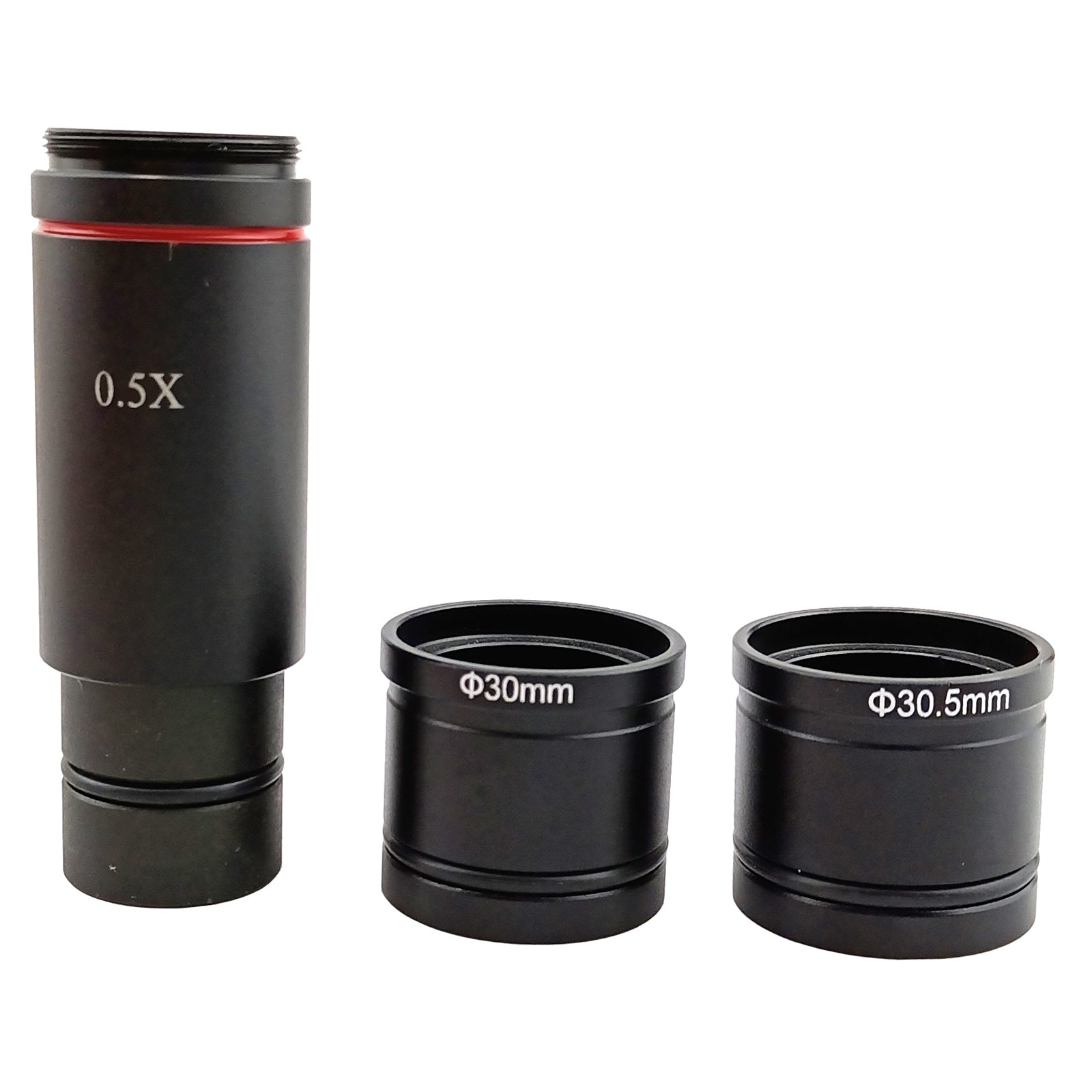 0.5X Reduction Lens, C Mount, 23.2mm 30.5mm Eyepiece Adapter - QAREQU