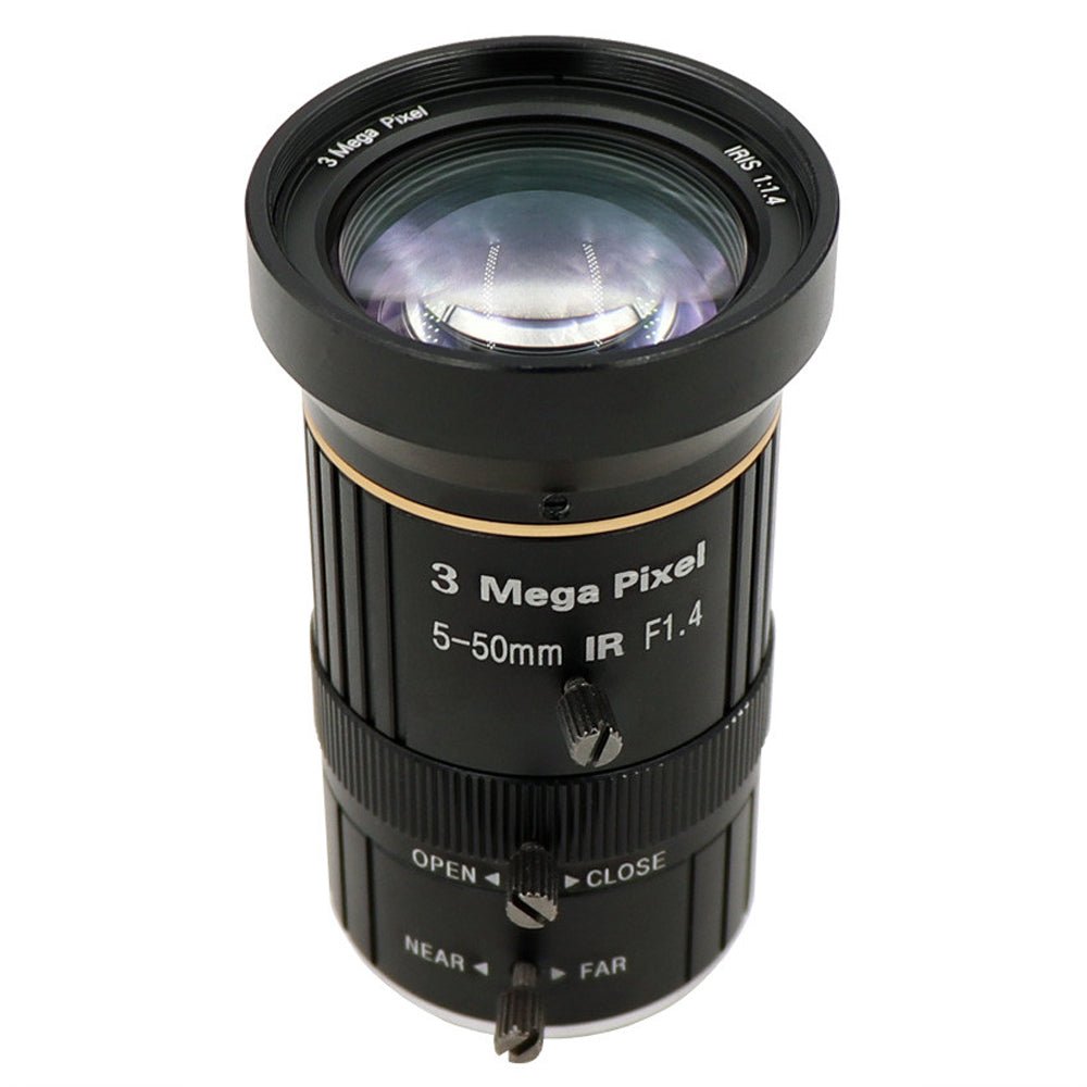 5 - 50mm F1.4 Lens 1/2.7", CS Mount - QAREQU