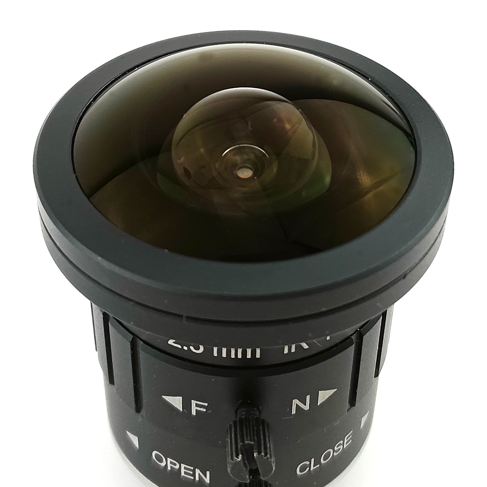 2.5mm F1.6 Fisheye Lens, CS Mount - QAREQU