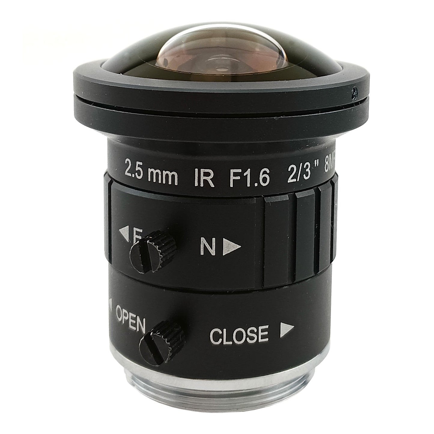 2.5mm F1.6 Fisheye Lens, CS Mount - QAREQU