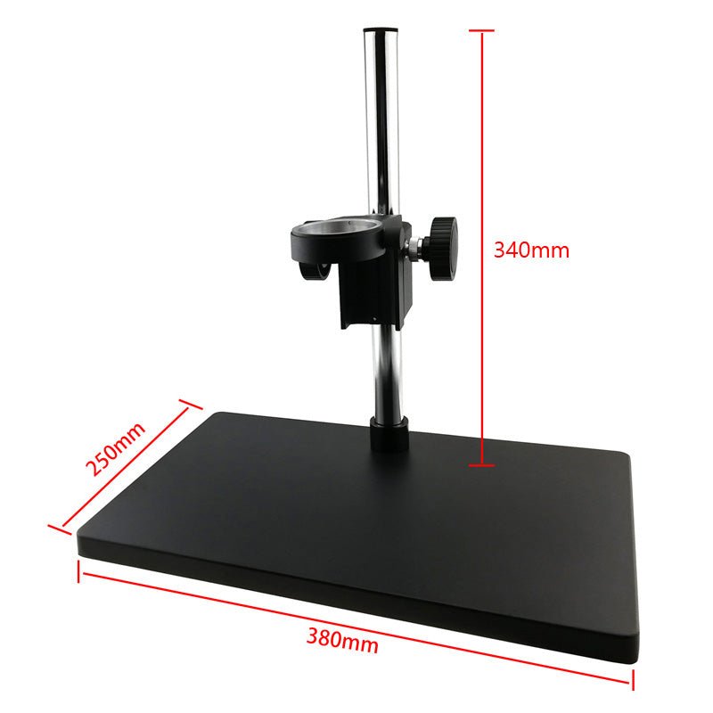 C60 Microscope Camera Stand Kit (Camera, Lens, Ring Light, Stand) - QAREQU