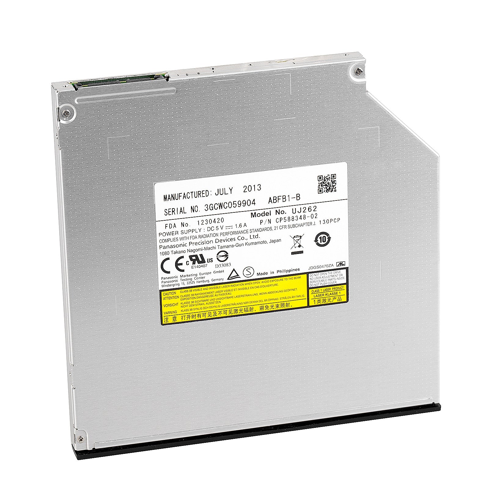 Internal 9.5mm SATA Blu - ray Player - QAREQU